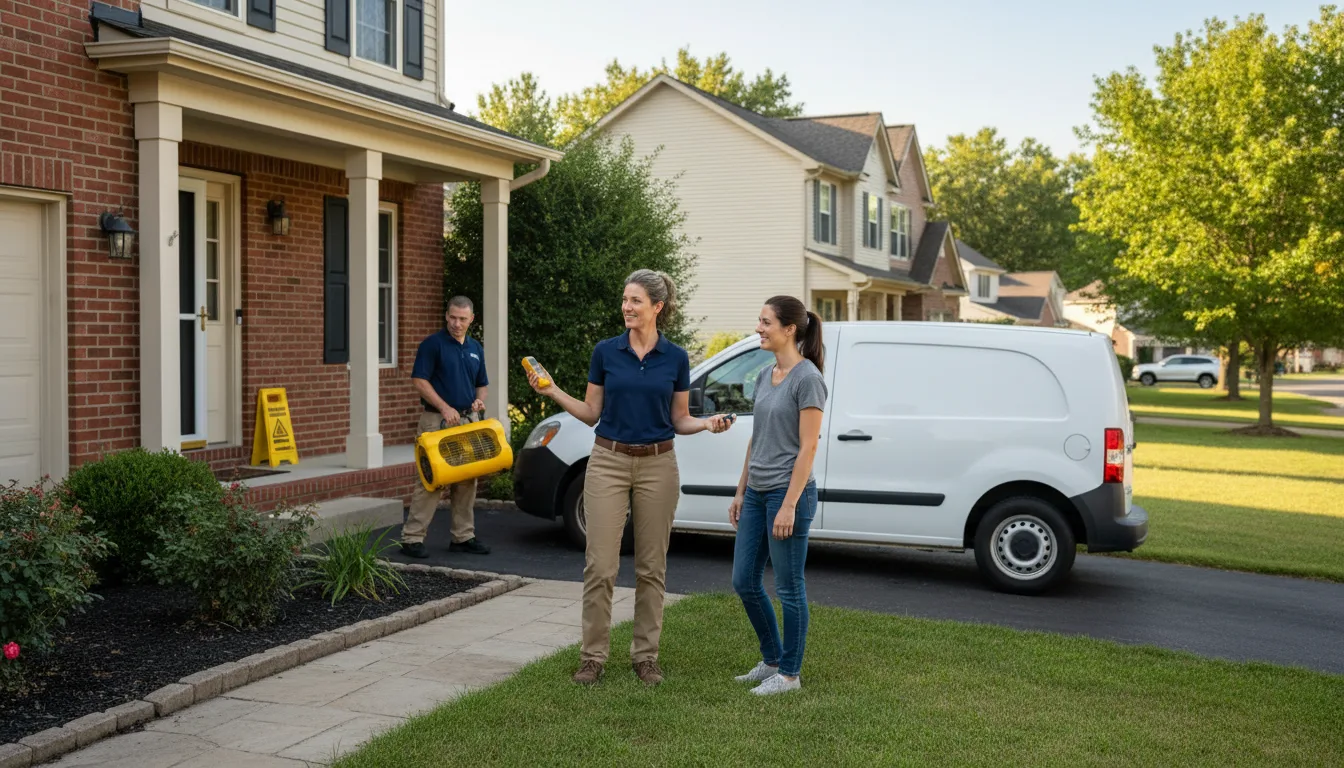 Water restoration image for Flood Water Cleanup, Removal And Restoration Services in Weidman, MI